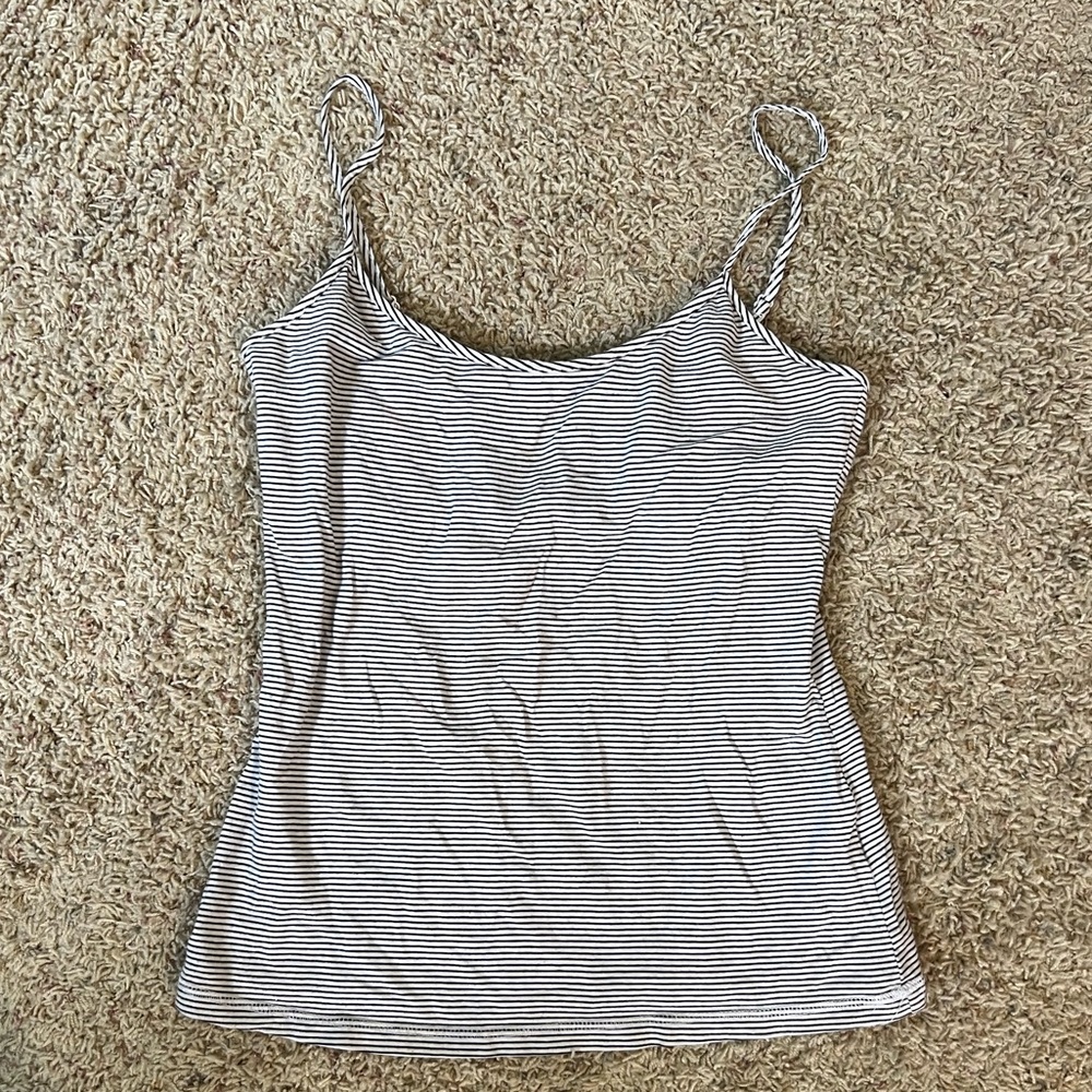 Route 66 Gray Fitted Sleeveless Camisole